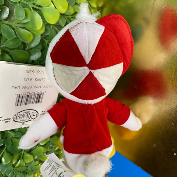 DISNEY EXCLUSIVE VTG 90s DONALD DUCK’S HUWEY LOUIE & DEWEY BEAN BAG PLUSH 7” - Picture 12 of 12